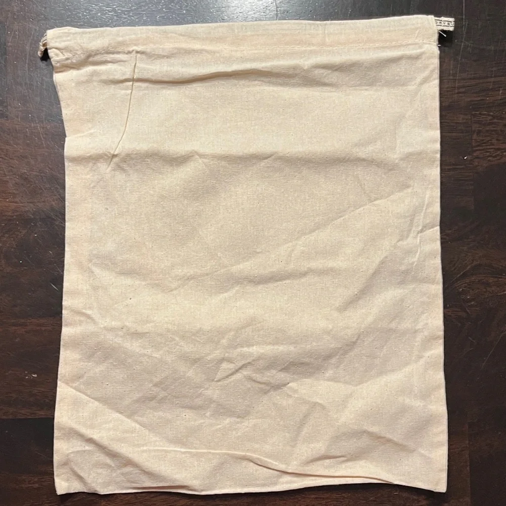 Set of 2 Tory Burch Drawstring Cotton Dust Bags, Approx 12” Wide x 14.5” Tall